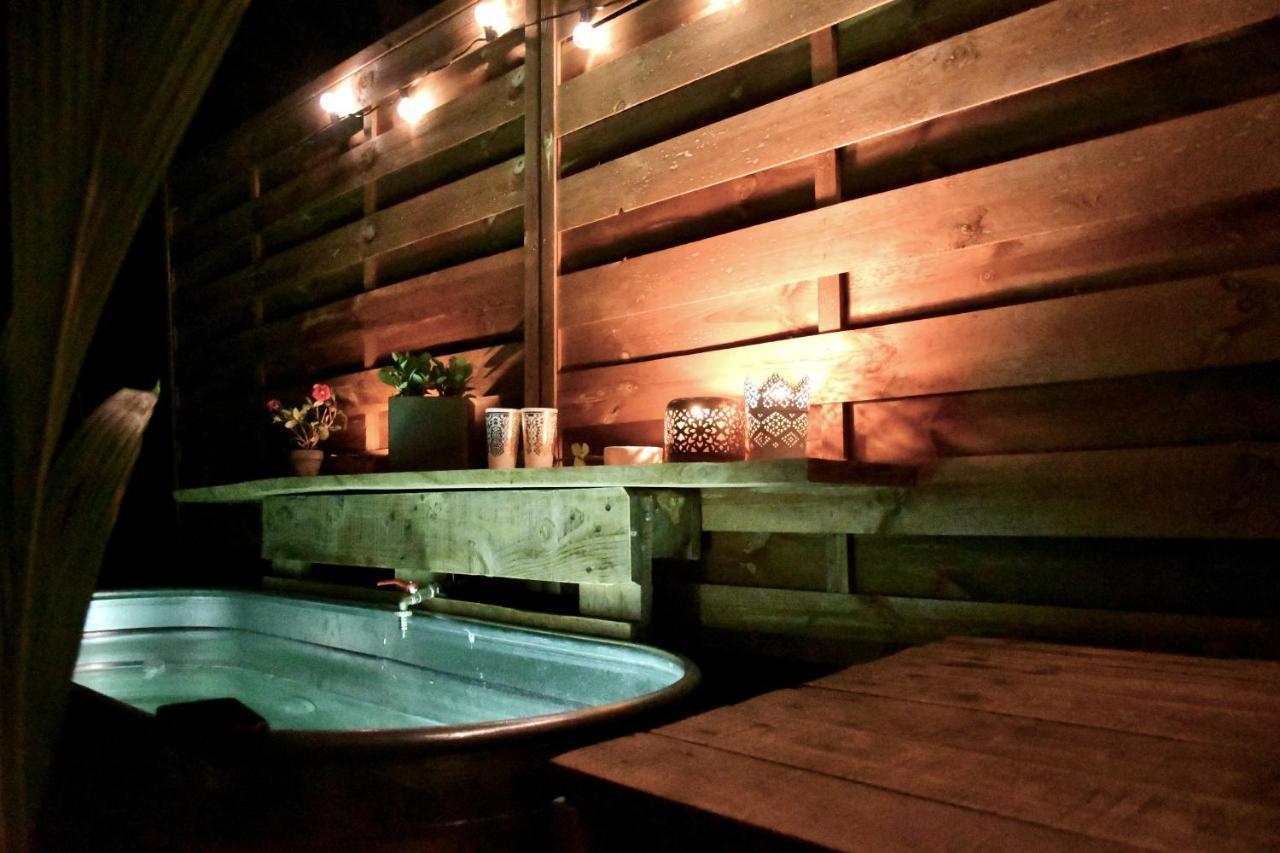 Tente bivouac&Spa privé avec poêle à bois Idrac-Respailles Extérieur photo