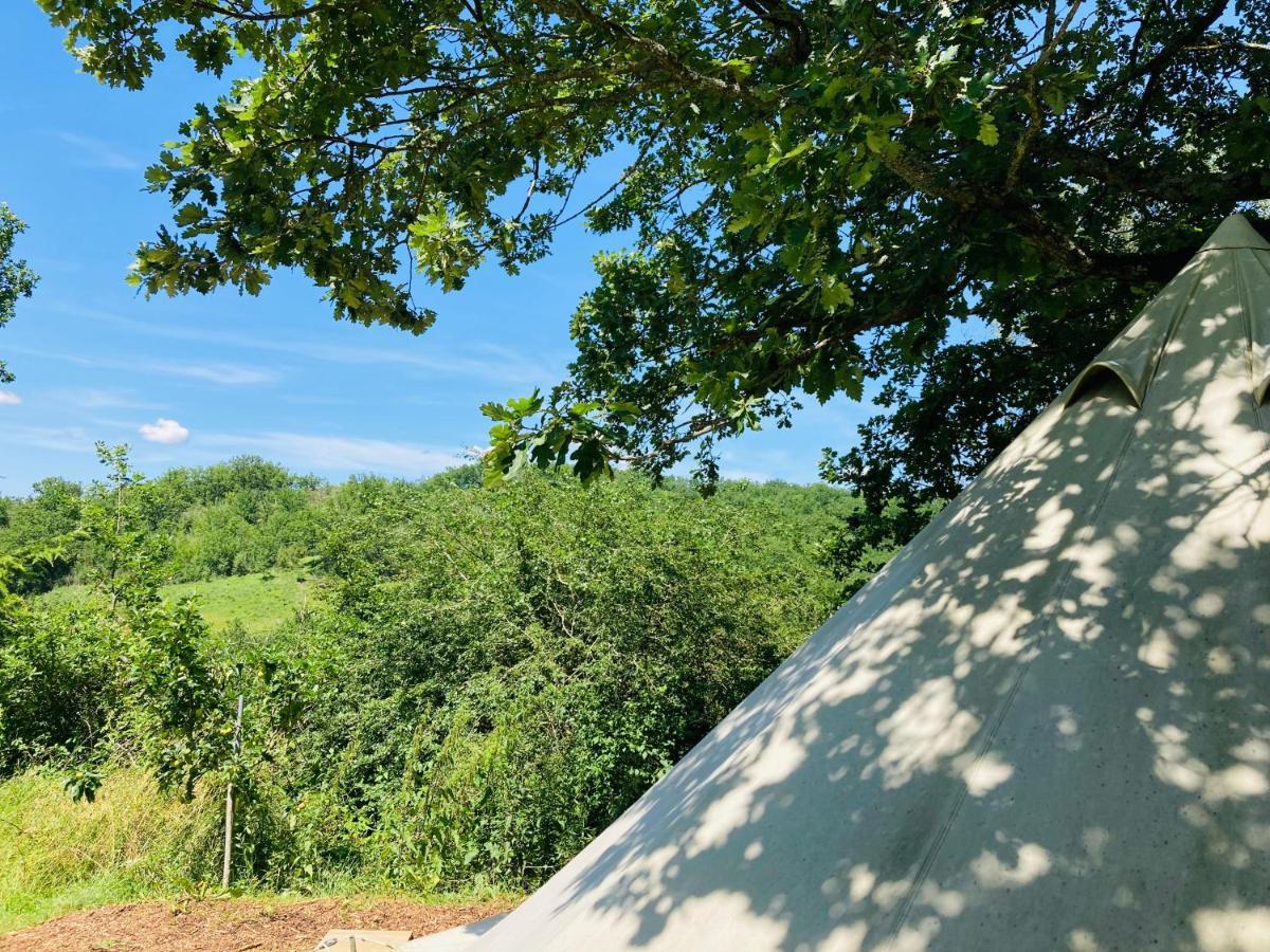 Tente bivouac&Spa privé avec poêle à bois Idrac-Respailles Extérieur photo